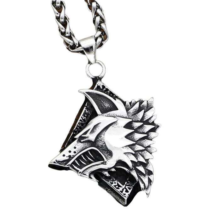 Collier Viking Loup Fenrir - Instincts Primordiaux