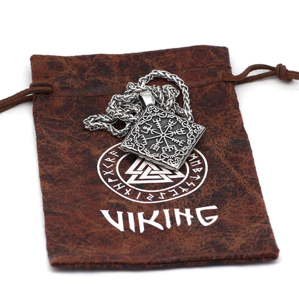 Collier Viking Vegvisir - Guide des Voyageurs - Image 2