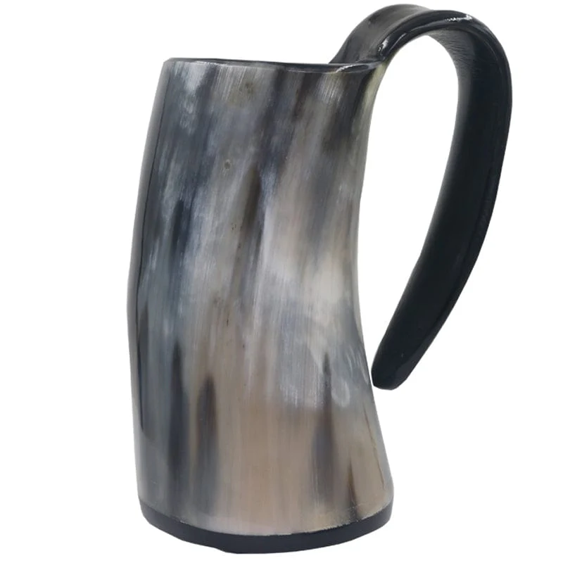 Chope De Bière En Corne De Bœuf Sombre - Image 2