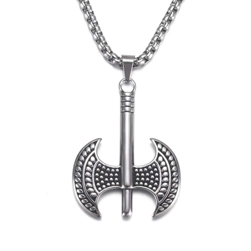 Collier Viking Hache - Symbole de Bravoure