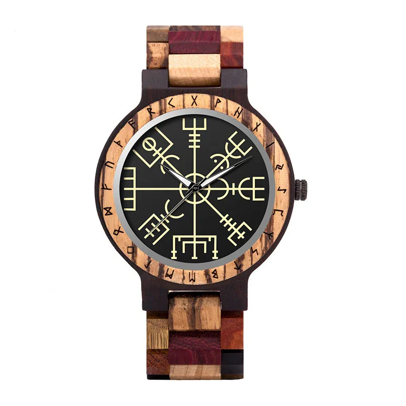 Montre Boisée Vegvisir