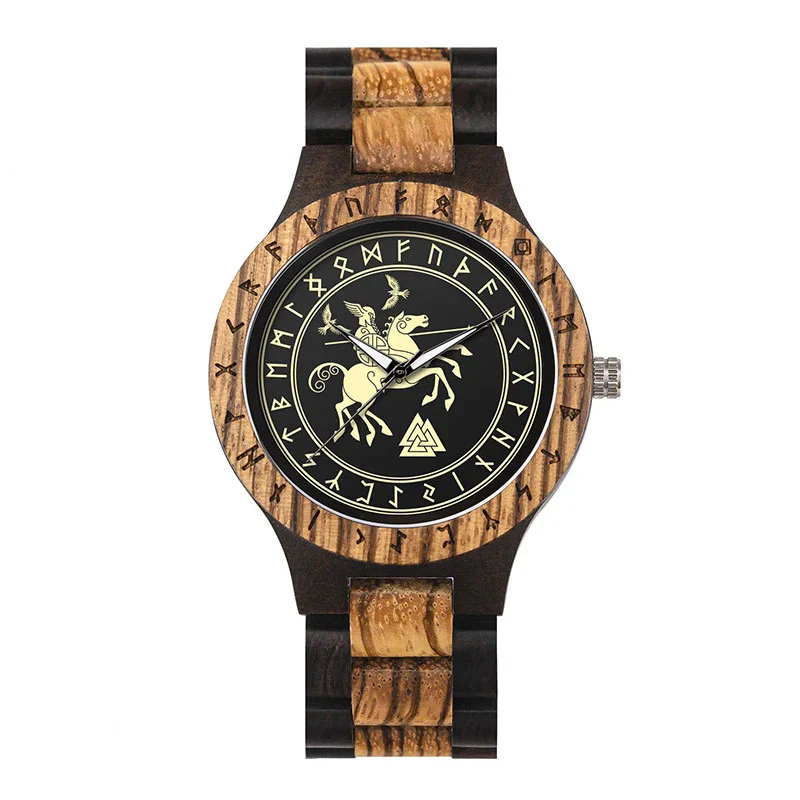 Montre Valknut en bois