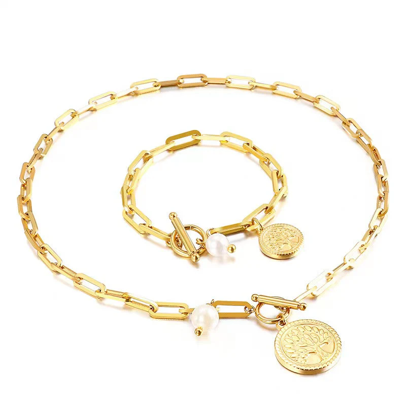 Collier & Bracelet Arbre de Vie - Accord Parfait