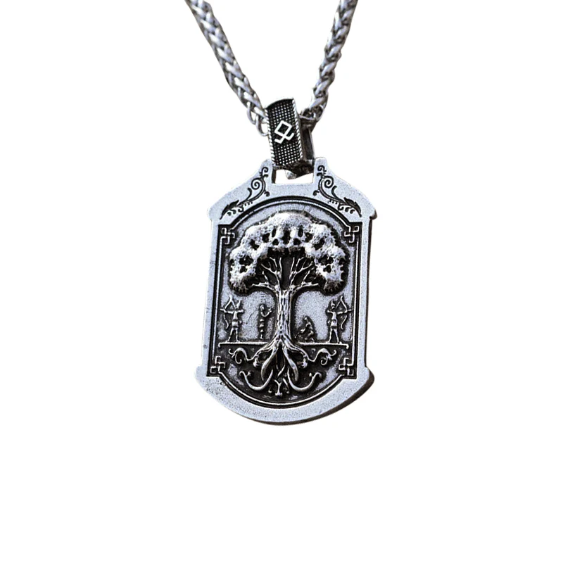 Collier Viking Loup & Valknut - Liens Mystérieux - Image 2