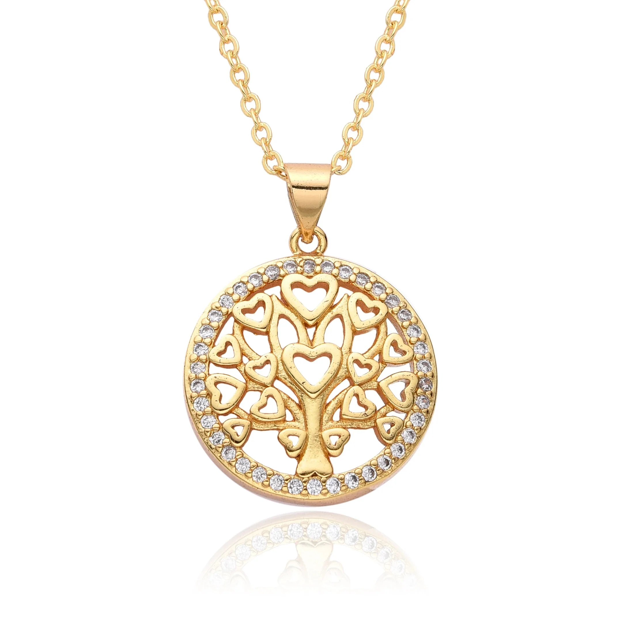 Collier Arbre De Vie Or