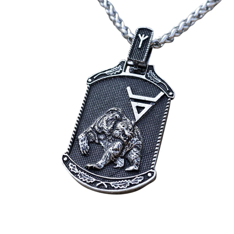 Collier Viking Ours - Force Totémique