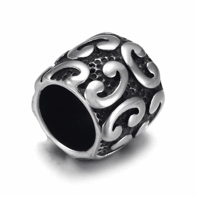 Perle Pour Barbe Viking - Motif Torque