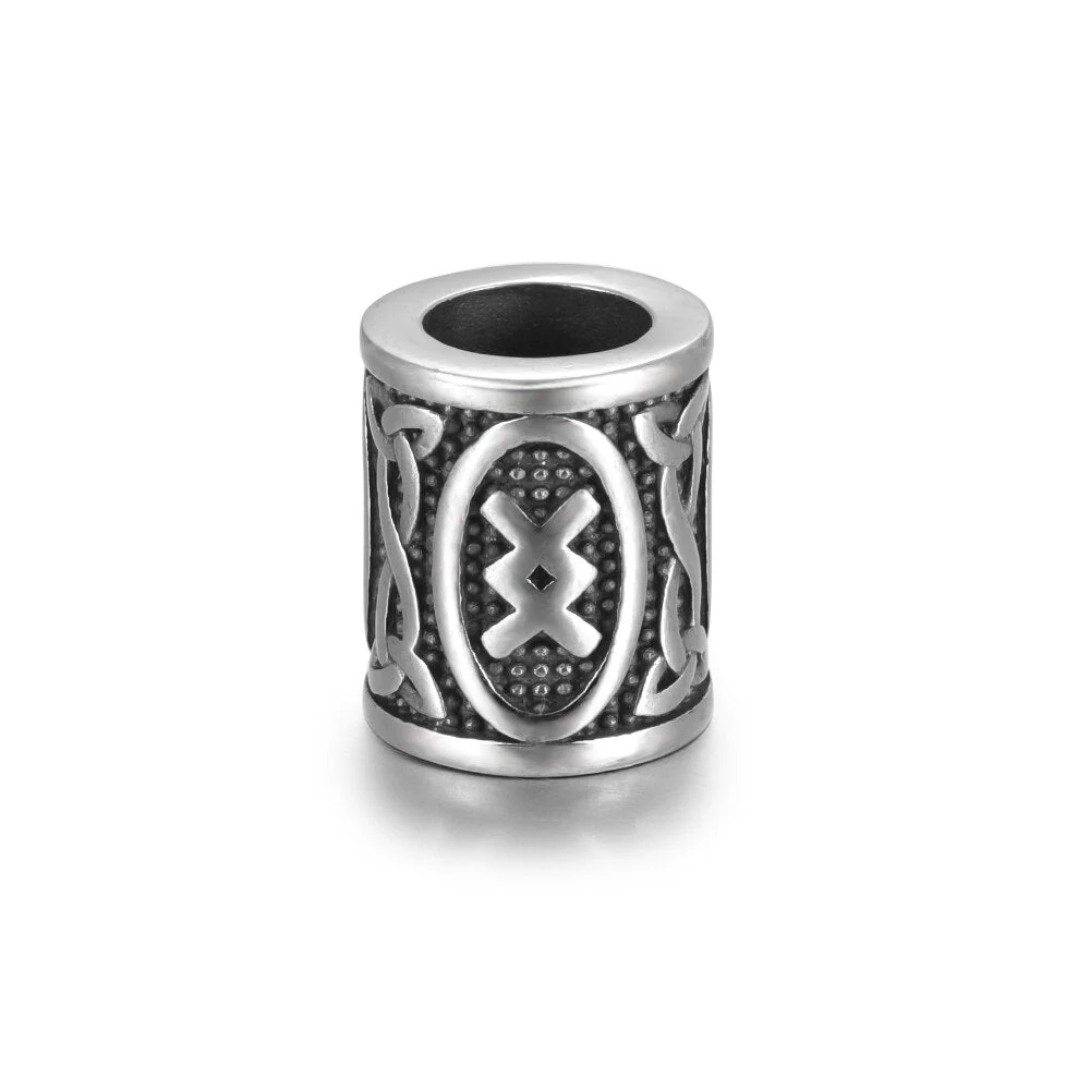 Perle En Acier Rune Inguz