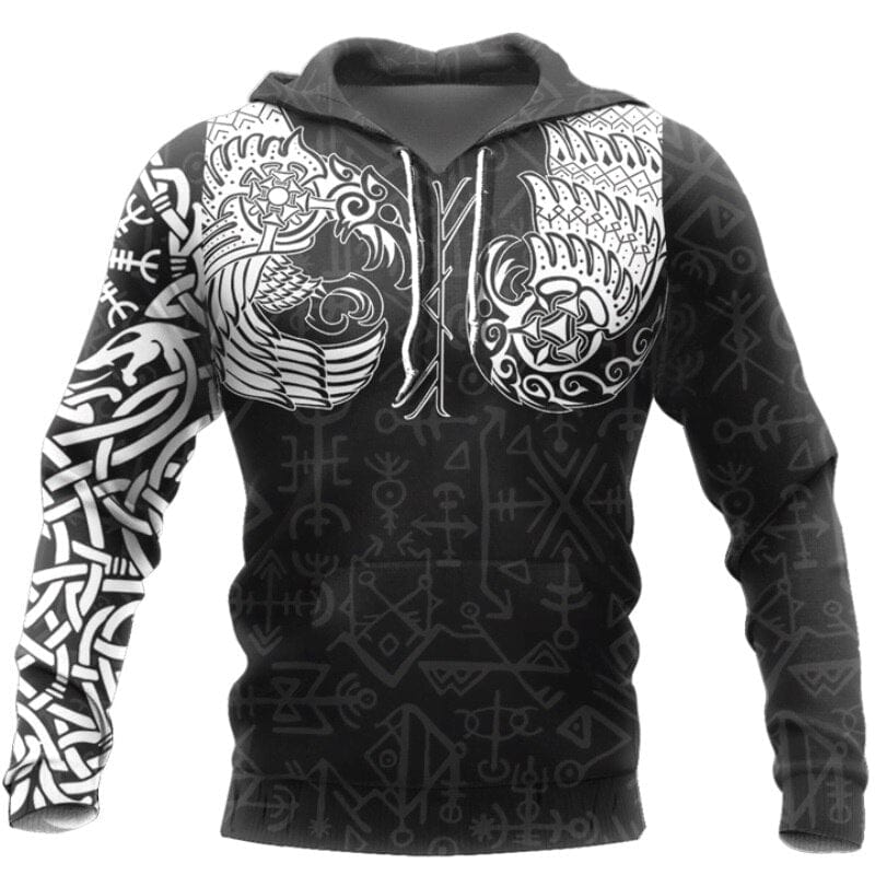Sweat-shirt Viking Corbeau