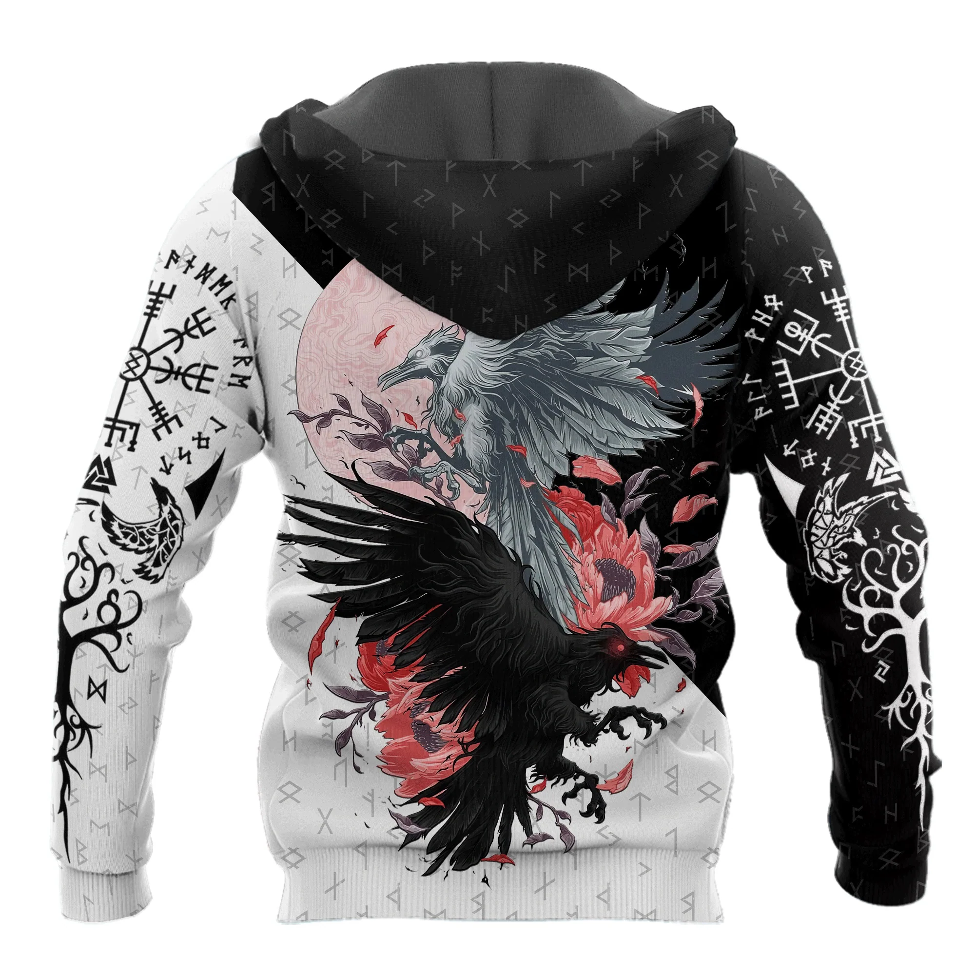 Sweat-shirt viking avec aigle d’Odin - Image 2
