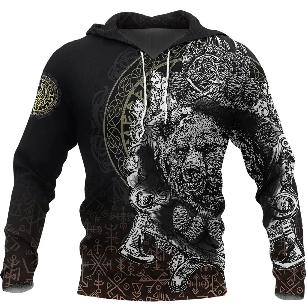 Sweat-shirt viking esprit de l'ours berserker
