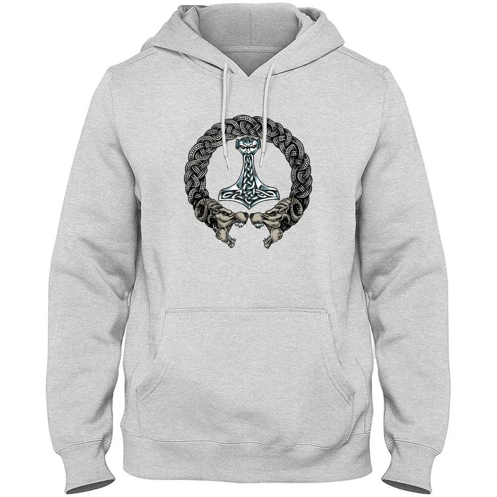 Sweat-Shirt Viking Fenrir & Mjolnir