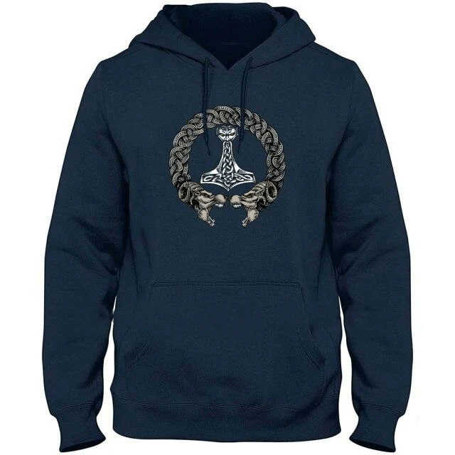 Sweat-Shirt Viking Fenrir & Mjolnir - Image 2