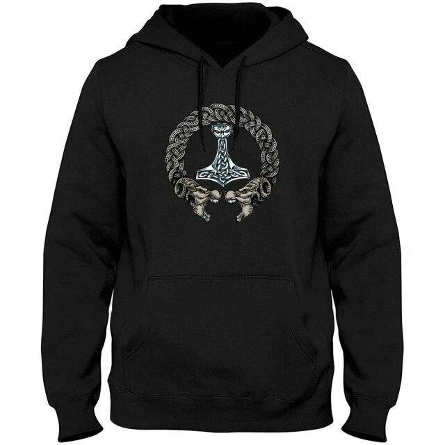 Sweat-Shirt Viking Fenrir & Mjolnir - Image 3