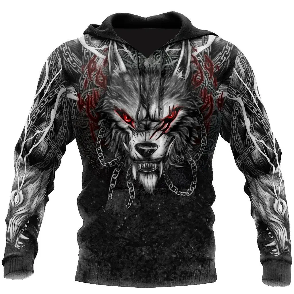 Sweat-shirt viking Loup Alpha