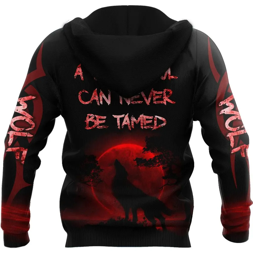Sweat-shirt Viking Loup Rougeoyant - Image 2