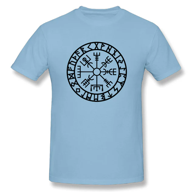 T-shirt Viking Vegvisir Lumière - Image 4