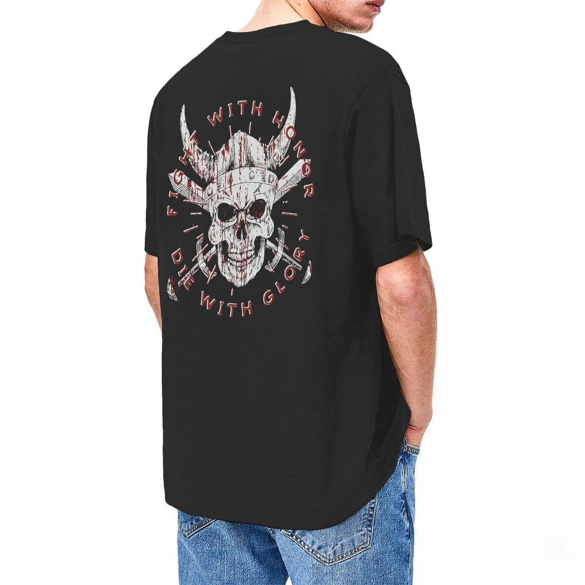 T-shirt Viking Crâne Nordique