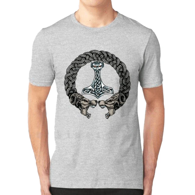 T-shirt Viking Duo Fenrir-Mjolnir - Image 4