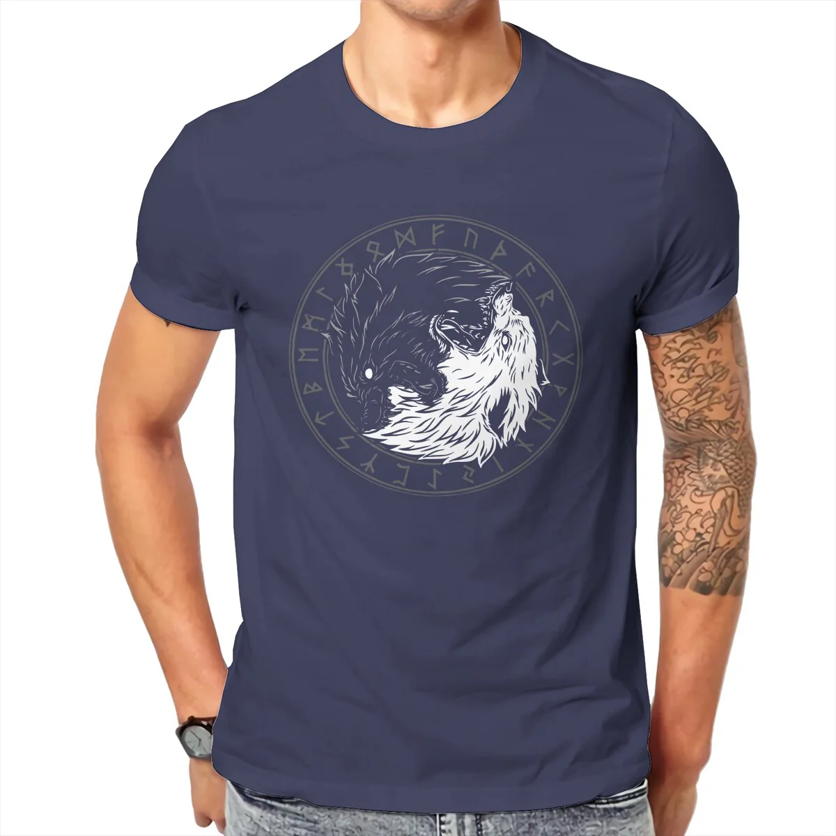 T-shirt Viking Esprit Du Loup Fenrir - Image 2