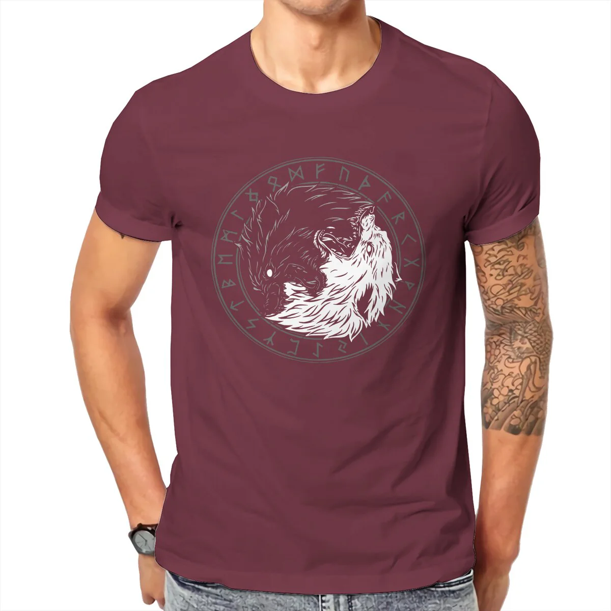 T-shirt Viking Esprit Du Loup Fenrir - Image 7