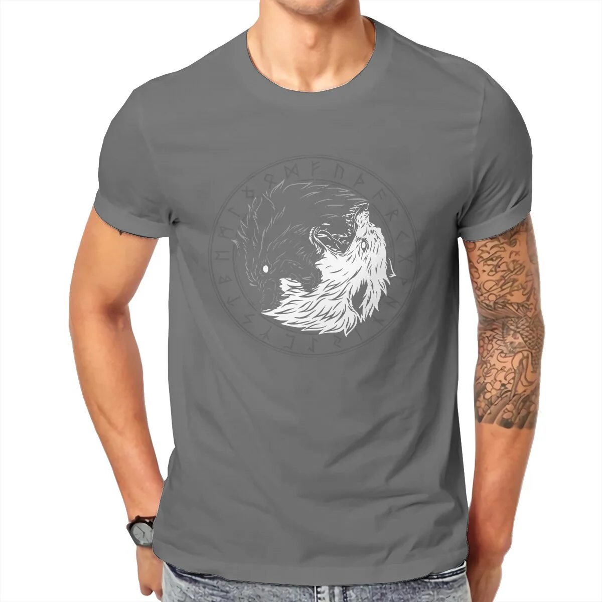T-shirt Viking Esprit Du Loup Fenrir - Image 8