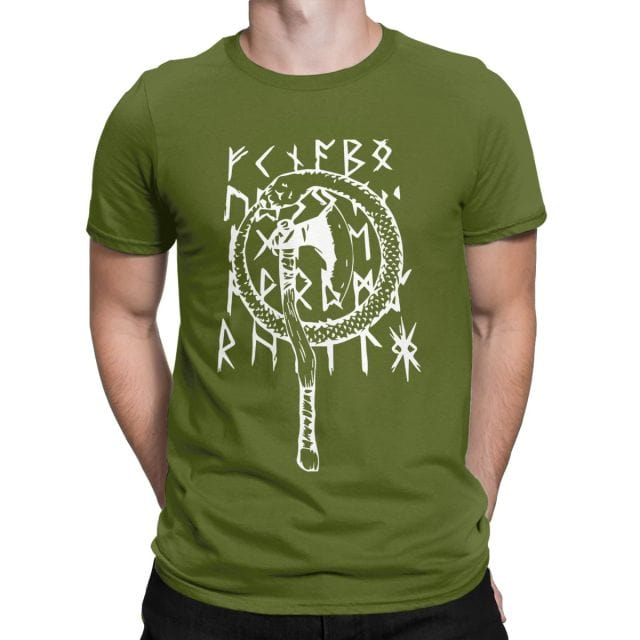 T-shirt Viking Hache Runique - Image 3