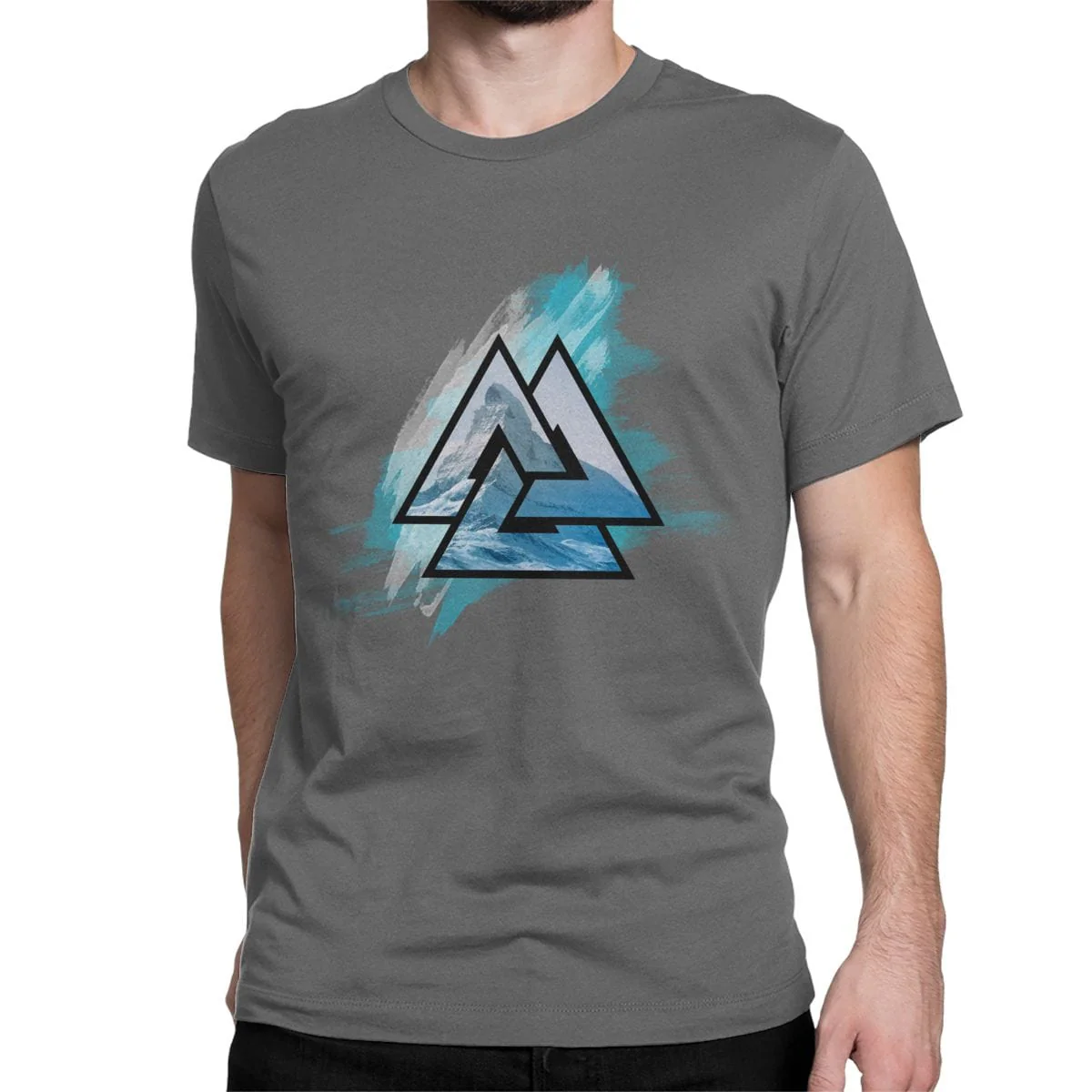 T-shirt Viking Symbole Valknut - Image 2