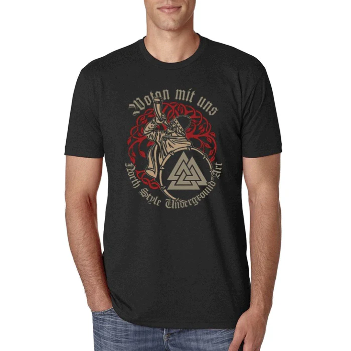 T-shirt Viking Valknut Mystérieux