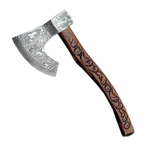 Hache Viking Gravure Bois