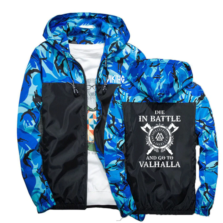 Veste Coupe-Vent Viking Mourir dans la bataille