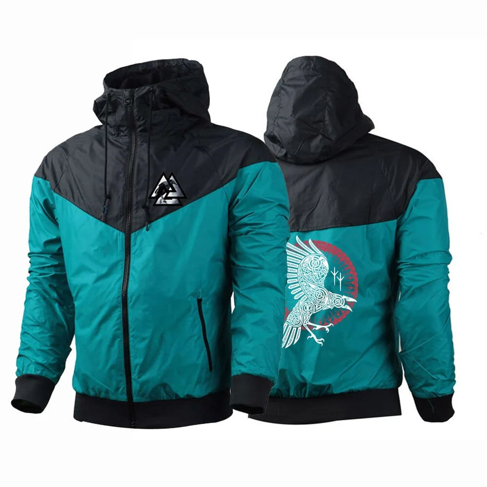 Veste Coupe-Vent Viking Valknut & Hugin - Image 4